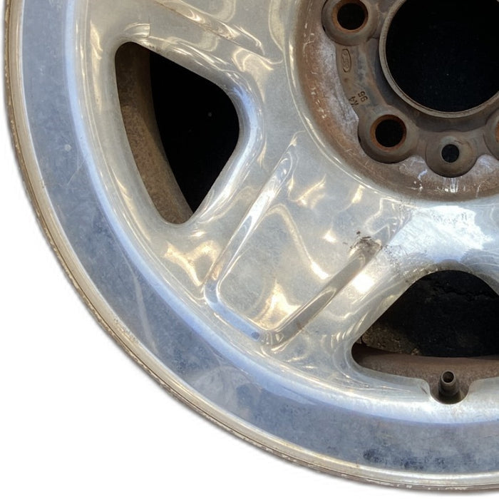 15" EXPLORER 96-97 15x7 steel chrome ned Original OEM Wheel Rim - Back View