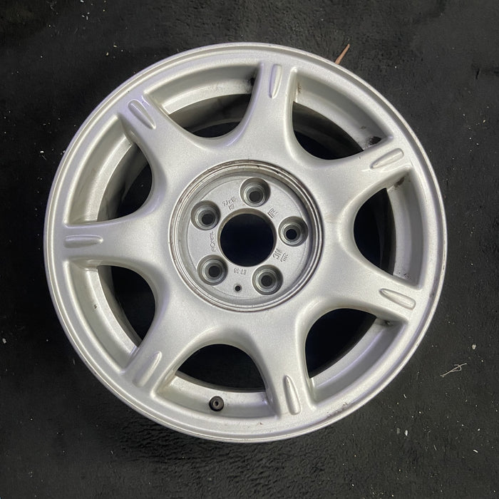 16" CATERA 97-98 16x7 , 7 spoke Original OEM Wheel Rim - Angle View