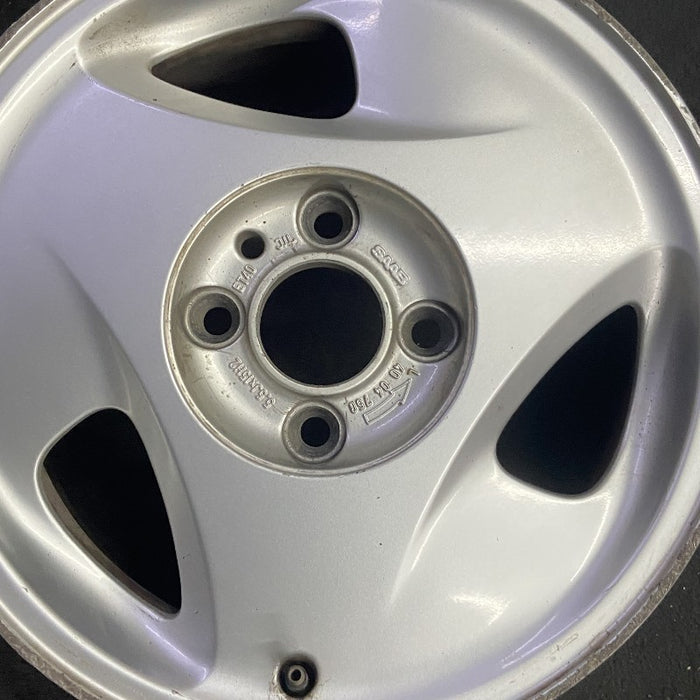 15" SAAB 900 92-93 15x5.5 alloy 3 spoke L. Original OEM Wheel Rim