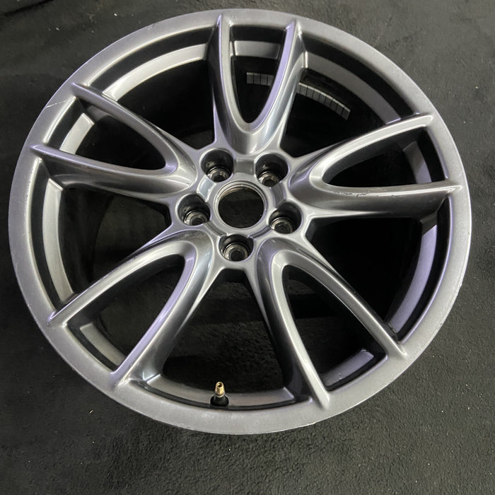 19" MUSTANG 11 19x9 , Original OEM Wheel Rim - Side Profile
