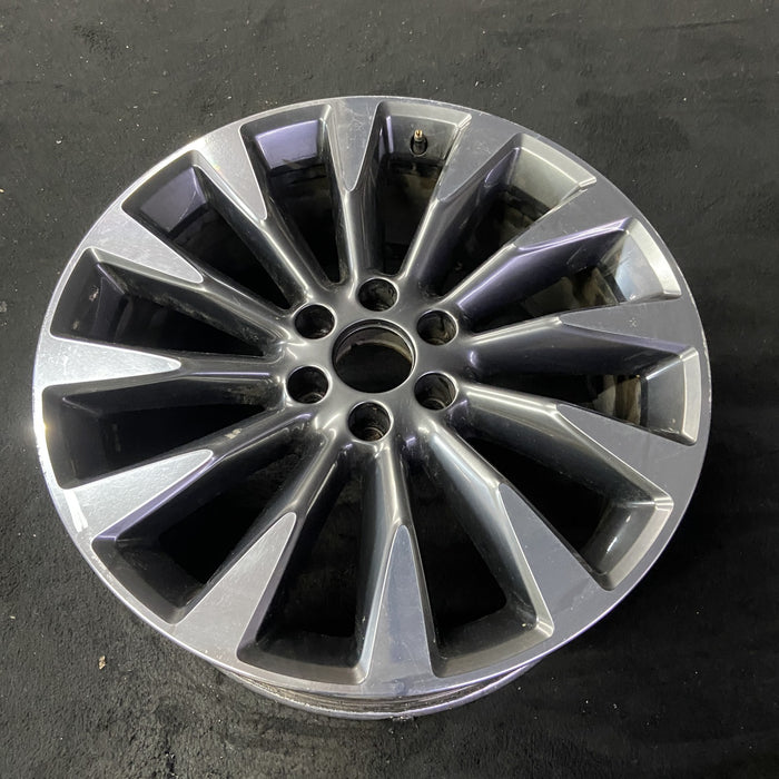 22" NAVIGATOR 18-19 22x9.5, , 12 spoke Original OEM Wheel Rim - Close-Up Detail