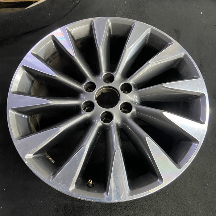 22" NAVIGATOR 18-19 22x9.5, , 12 spoke Original OEM Wheel Rim - Side Profile