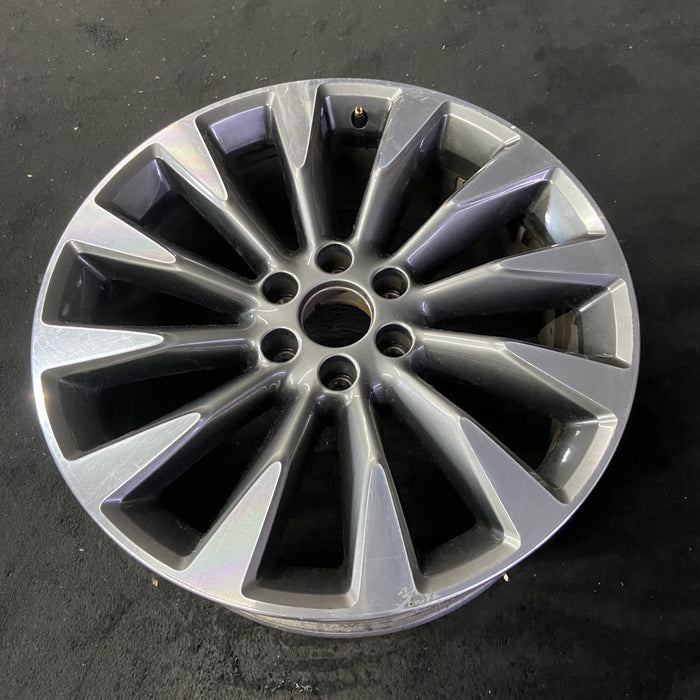 22" NAVIGATOR 18-19 22x9.5, , 12 spoke Original OEM Wheel Rim - Close-Up Detail