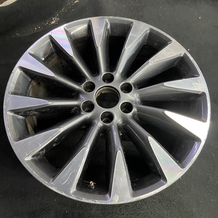 22" NAVIGATOR 18-19 22x9.5, , 12 spoke Original OEM Wheel Rim - Side Profile