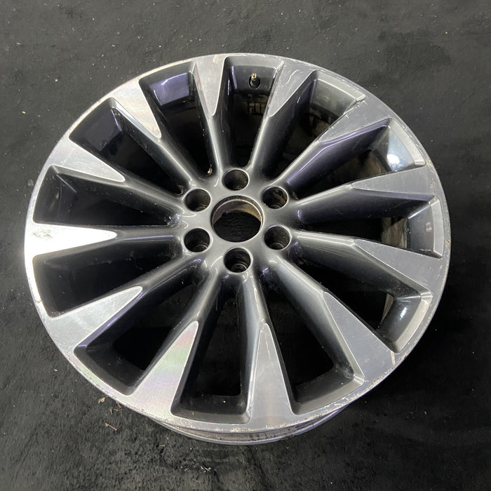 22" NAVIGATOR 18-19 22x9.5, , 12 spoke Original OEM Wheel Rim - Close-Up Detail