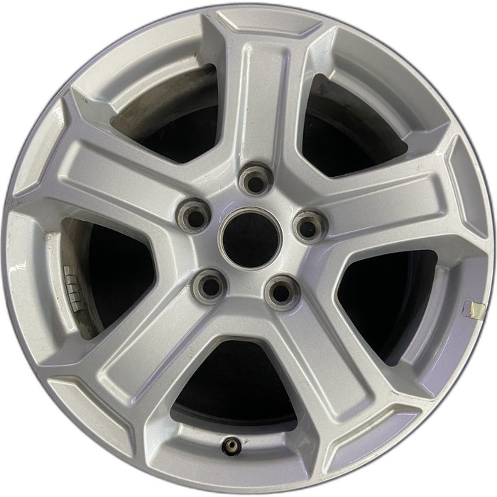 17" WRANGLER 18 VIN X , 17x7.5, , aluminum, straight spoke, w/recessed outer - Front View