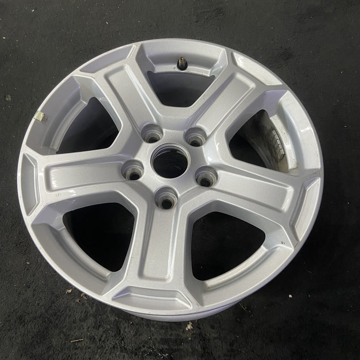 17" WRANGLER 18 VIN X , 17x7.5, , aluminum, straight spoke, w/recessed outer - Close-Up Detail