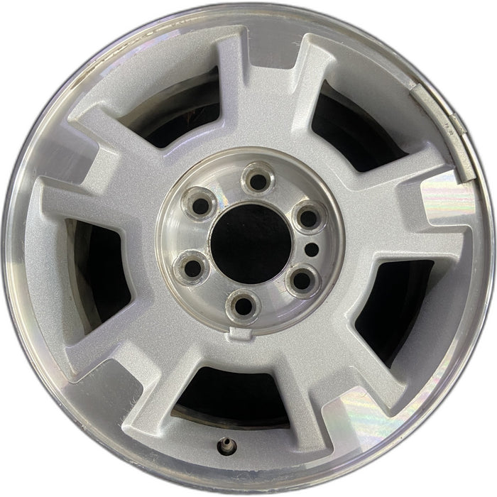 17" FORD F150 PICKUP 09-14 17x7.5, aluminum, 5 spoke, Original OEM Wheel Rim - Front View