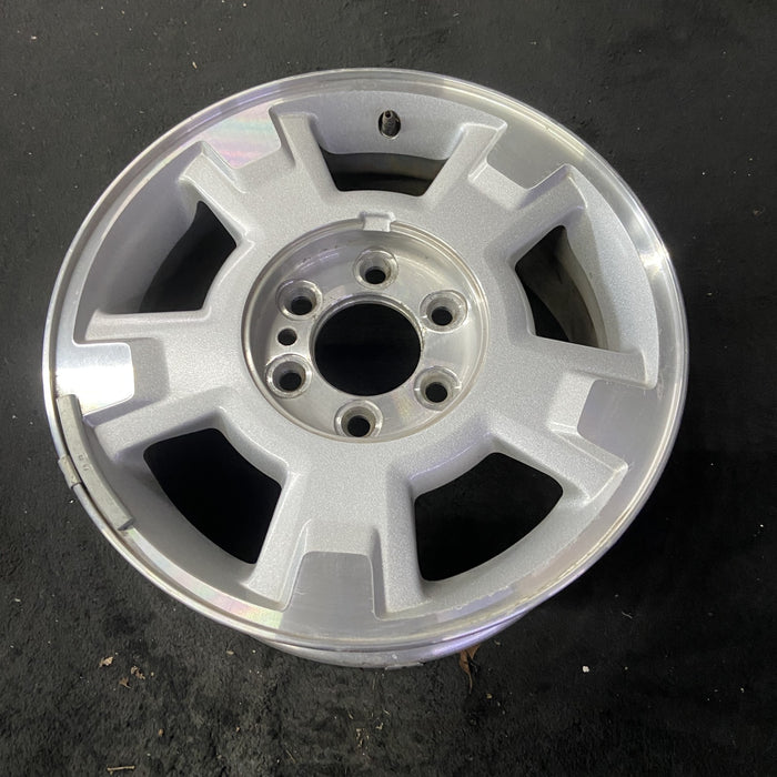 17" FORD F150 PICKUP 09-14 17x7.5, aluminum, 5 spoke, Original OEM Wheel Rim - Close-Up Detail