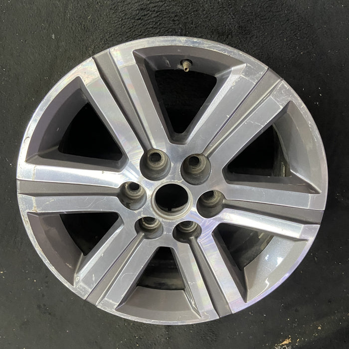 18" TRAVERSE 13-14 18x7.5 Original OEM Wheel Rim - Side Profile