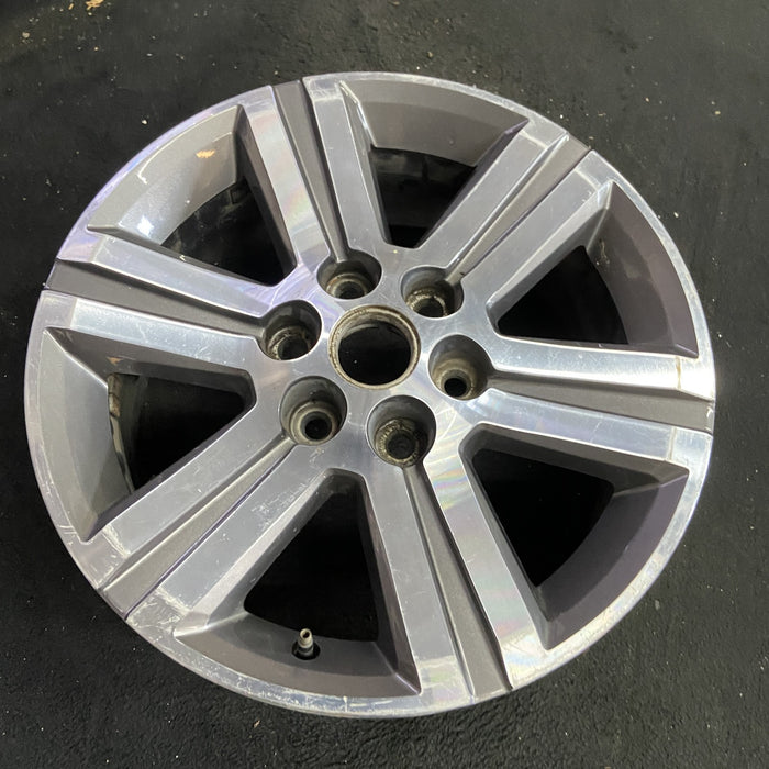 18" TRAVERSE 13-14 18x7.5 Original OEM Wheel Rim - Side Profile