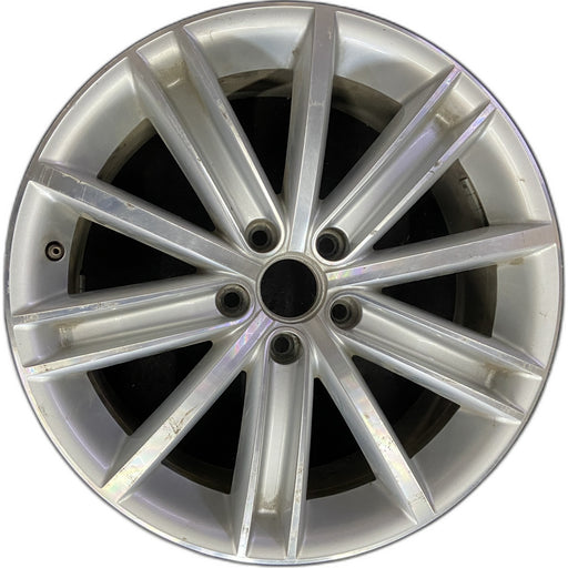 18" TIGUAN 09-11 18x7, 10 spoke Original OEM Wheel Rim - Front View