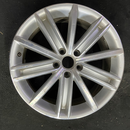 18" TIGUAN 09-11 18x7, 10 spoke Original OEM Wheel Rim - Angle View