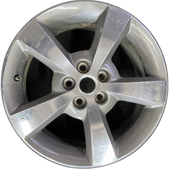 17" MALIBU 08 17x7, aluminum, 5 single spoke, machined finish Original OEM Wheel Rim