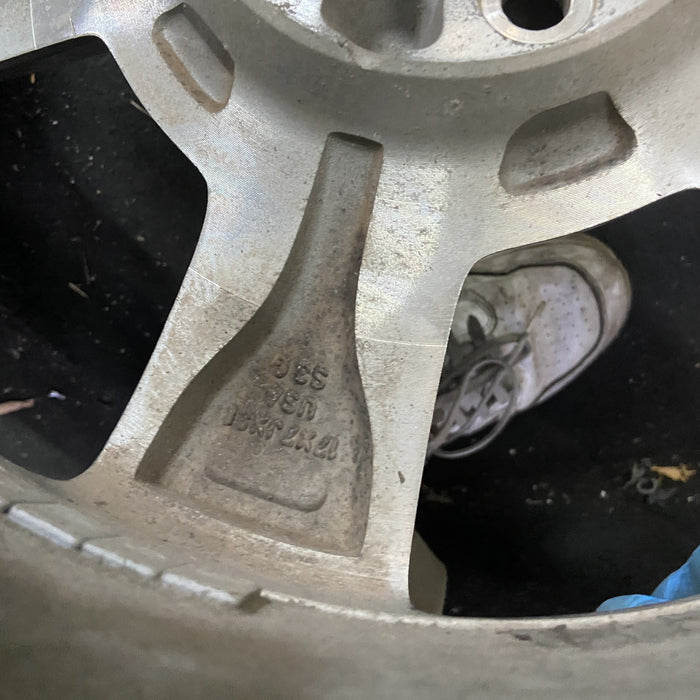 17" MALIBU 08 17x7, aluminum, 5 single spoke, machined finish Original OEM Wheel Rim