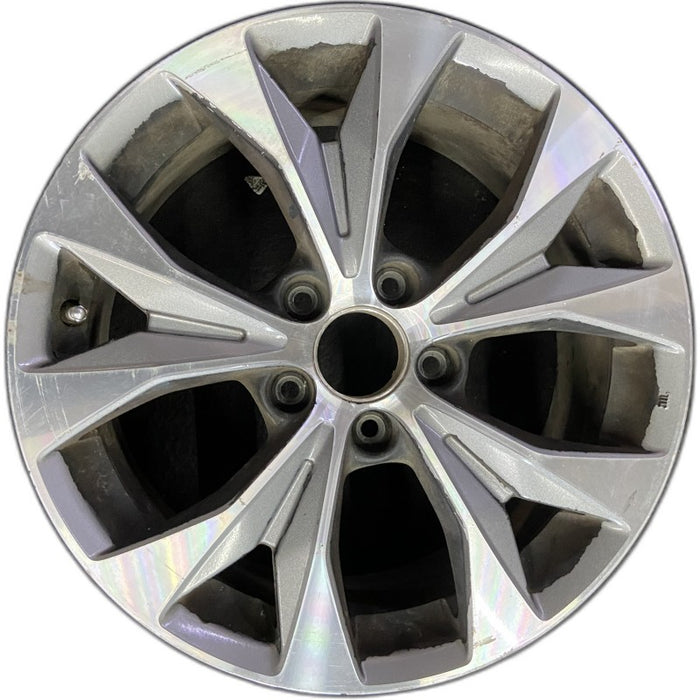 17" CIVIC 12 17x7 alloy 5 flared spoke Enkei manufacturer Original OEM Wheel Rim - Front View