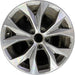 17" CIVIC 12 17x7 alloy 5 flared spoke Enkei manufacturer Original OEM Wheel Rim - Front View