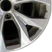 17" CIVIC 12 17x7 alloy 5 flared spoke Enkei manufacturer Original OEM Wheel Rim - Close-Up Detail