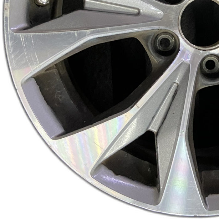 17" CIVIC 12 17x7 alloy 5 flared spoke Enkei manufacturer Original OEM Wheel Rim - Back View