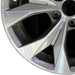 17" CIVIC 12 17x7 alloy 5 flared spoke Enkei manufacturer Original OEM Wheel Rim - Back View