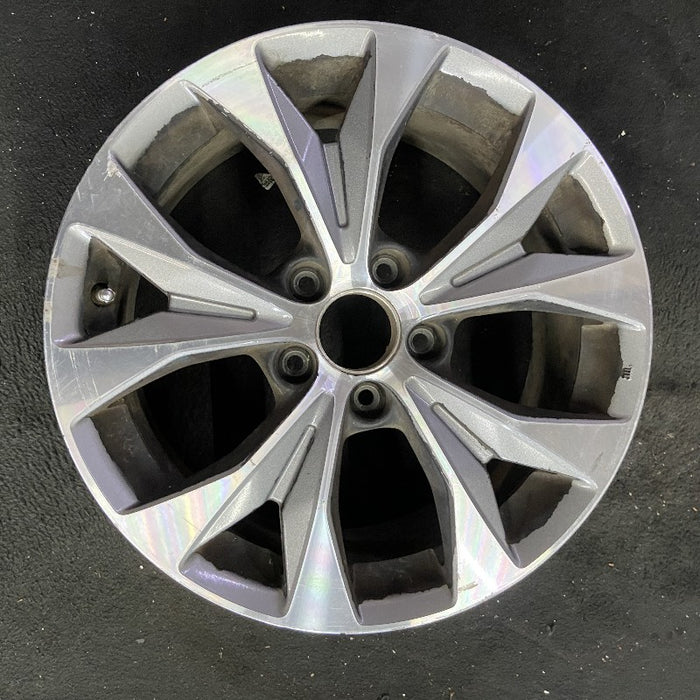 17" CIVIC 12 17x7 alloy 5 flared spoke Enkei manufacturer Original OEM Wheel Rim - Additional View