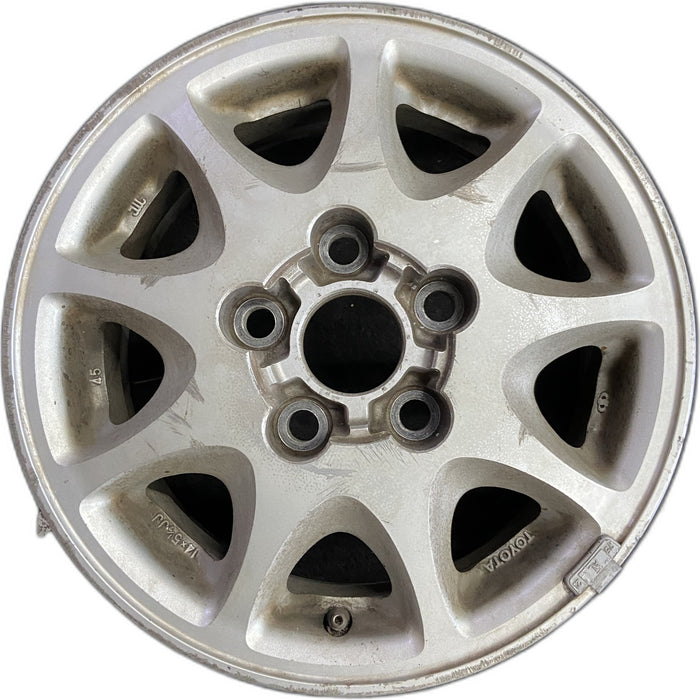 14" CAMRY 92-96 14x5.5, alloy, 9 spoke Original OEM Wheel Rim - Front View