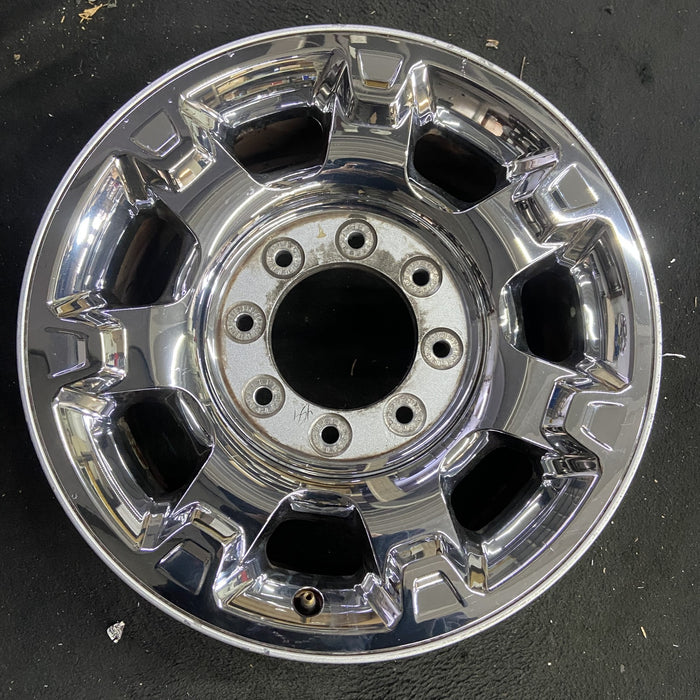 18" FORD F250SD PICKUP 12-13 18x8 , aluminum, 7 spoke Original OEM Wheel Rim - Angle View