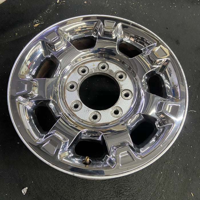 18" FORD F250SD PICKUP 12-13 18x8 , aluminum, 7 spoke Original OEM Wheel Rim - Side Profile