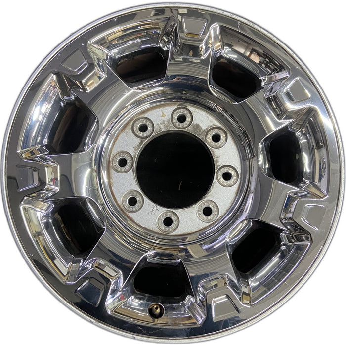 18" FORD F250SD PICKUP 12-13 18x8 , aluminum, 7 spoke Original OEM Wheel Rim - Front View
