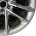 20" CHALLENGER 22 20x8 aluminum 5 spoke double spoke satin carb opt WHC - Close-Up Detail