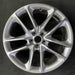 20" CHALLENGER 22 20x8 aluminum 5 spoke double spoke satin carb opt WHC - Front View
