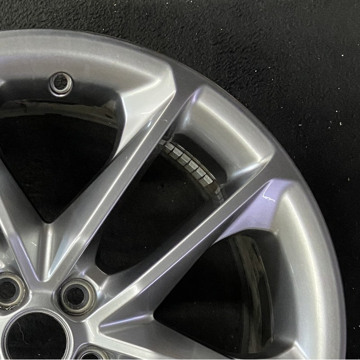 20" CHALLENGER 22 20x8 aluminum 5 spoke double spoke satin carb opt WHC - Close-Up Detail
