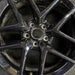18" CIVIC 22 18x8 alloy 10 spoke gloss black Original OEM Wheel Rim - Angle View