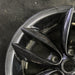 17" COUNTRYMAN 11-12 17x7 alloy 5 twin spoke black Original OEM Wheel Rim - Side Profile
