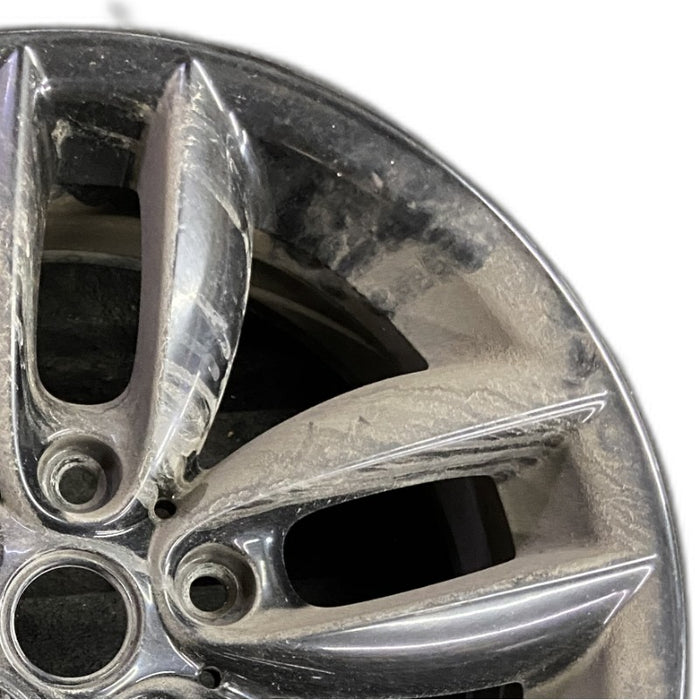 17" COUNTRYMAN 11-12 17x7 alloy 5 twin spoke black Original OEM Wheel Rim - Side Profile