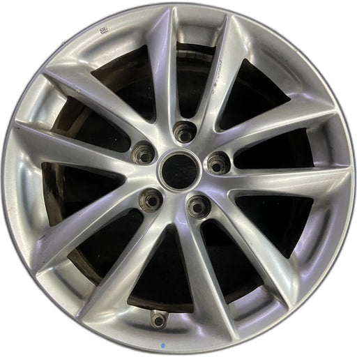 17" INFINITI G35 07 17x7.5 , 10 spoke Original OEM Wheel Rim - Front View