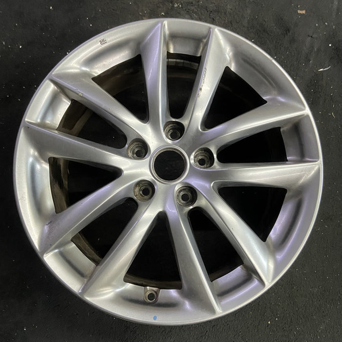 17" INFINITI G35 07 17x7.5 , 10 spoke Original OEM Wheel Rim - Angle View