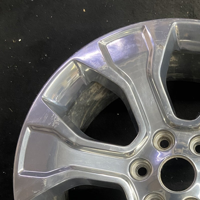 20" FORD F150 PICKUP 21-23 20x8.5 6 spoke polished Original OEM Wheel Rim - Side Profile