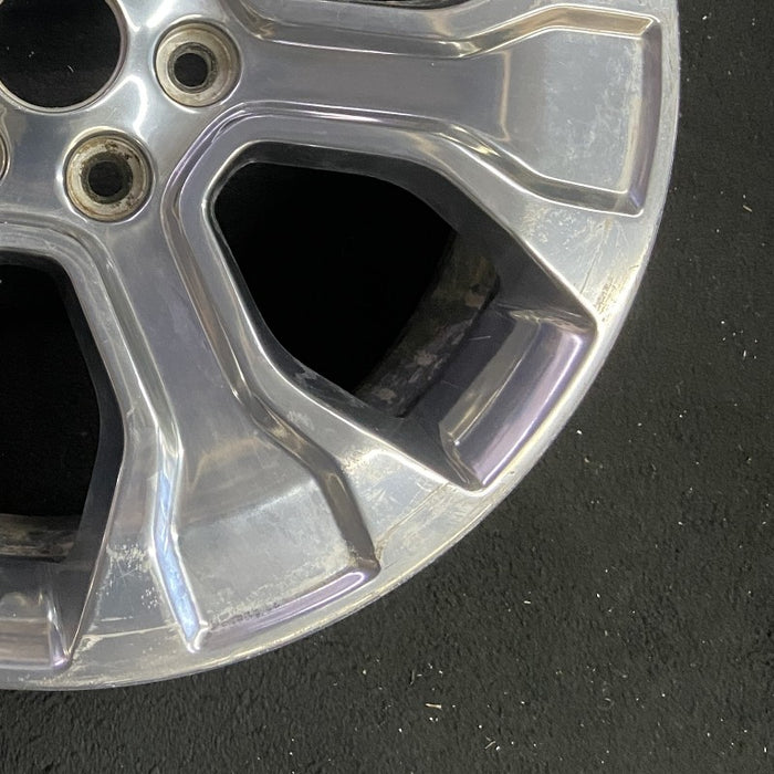 20" FORD F150 PICKUP 21-23 20x8.5 6 spoke polished Original OEM Wheel Rim - Back View