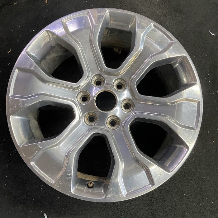 20" FORD F150 PICKUP 21-23 20x8.5 6 spoke polished Original OEM Wheel Rim - Front View