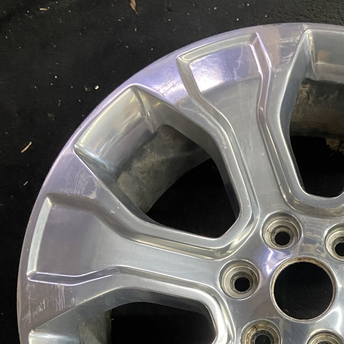 20" FORD F150 PICKUP 21-23 20x8.5 6 spoke polished Original OEM Wheel Rim - Side Profile
