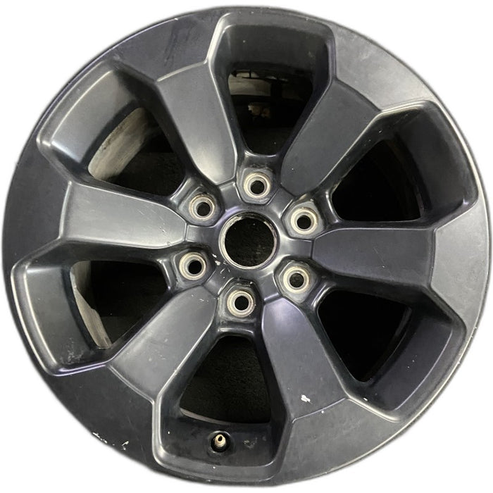 18" DODGE 1500 PICKUP 20-21 6 lug 18x8 aluminum 6 spoke opt WBS black Original OEM Wheel Rim