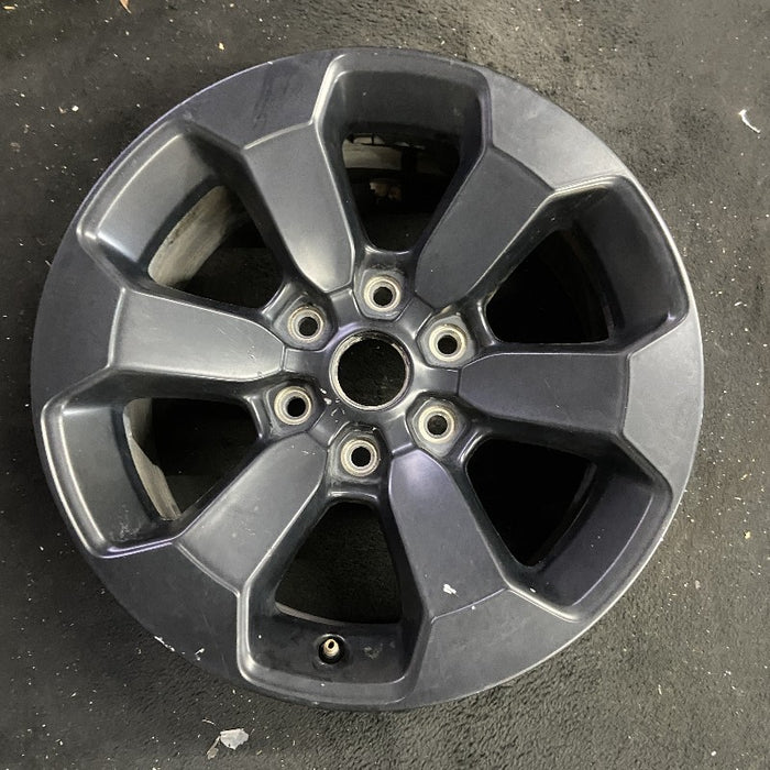 18" DODGE 1500 PICKUP 20-21 6 lug 18x8 aluminum 6 spoke opt WBS black Original OEM Wheel Rim