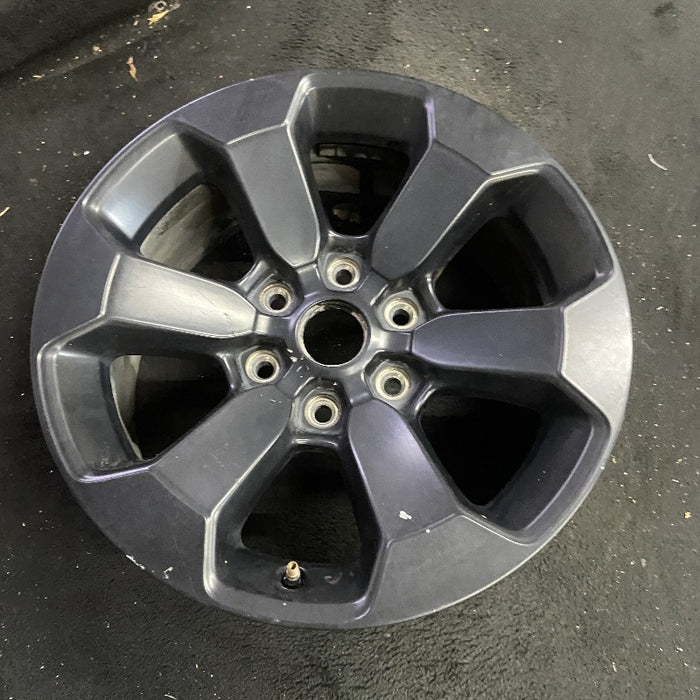 18" DODGE 1500 PICKUP 20-21 6 lug 18x8 aluminum 6 spoke opt WBS black Original OEM Wheel Rim