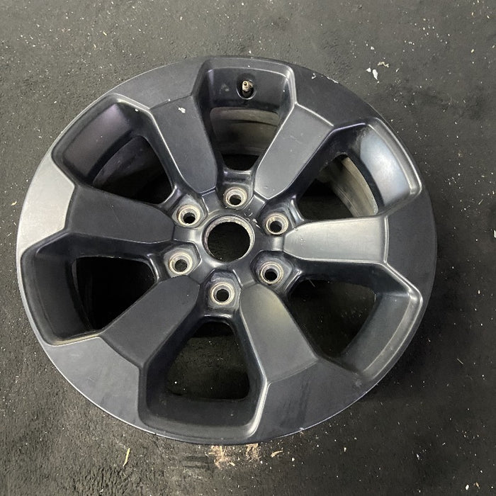 18" DODGE 1500 PICKUP 20-21 6 lug 18x8 aluminum 6 spoke opt WBS black Original OEM Wheel Rim