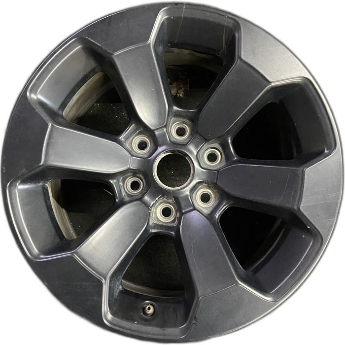 18" DODGE 1500 PICKUP 20-21 6 lug 18x8 aluminum 6 spoke opt WBS black Original OEM Wheel Rim