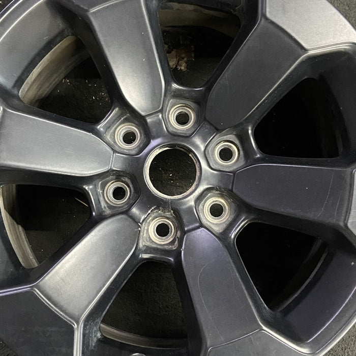 18" DODGE 1500 PICKUP 20-21 6 lug 18x8 aluminum 6 spoke opt WBS black Original OEM Wheel Rim