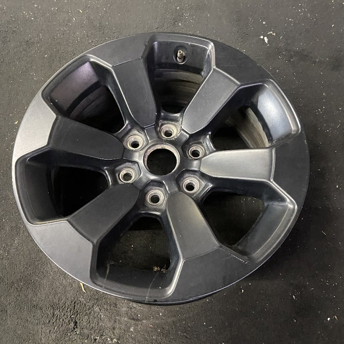 18" DODGE 1500 PICKUP 20-21 6 lug 18x8 aluminum 6 spoke opt WBS black Original OEM Wheel Rim