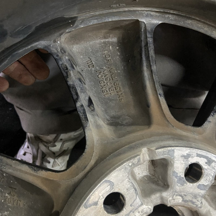 18" DODGE 1500 PICKUP 20-21 6 lug 18x8 aluminum 6 spoke opt WBS black Original OEM Wheel Rim