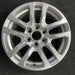 18" SIERRA 1500 PICKUP 19 , 18x8.5, 10 spoke, silver Original OEM Wheel Rim - Angle View